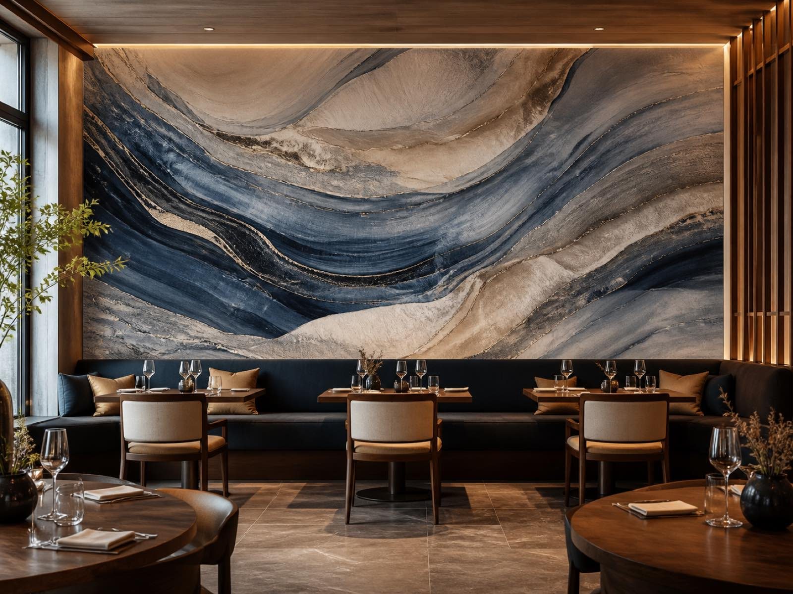 Mur signature imprimé sur mesure